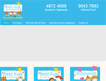 Tablet Screenshot of bestkidz.com.au